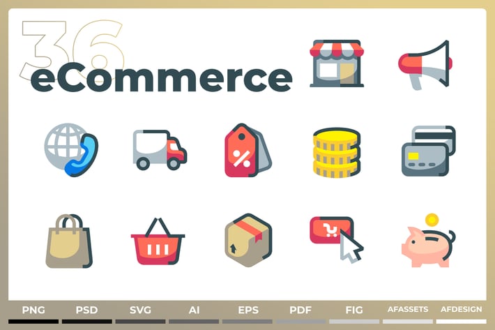 eCommerce Icons - Iconez