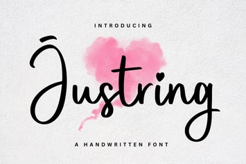 Justring - Lovely Handwritten Font