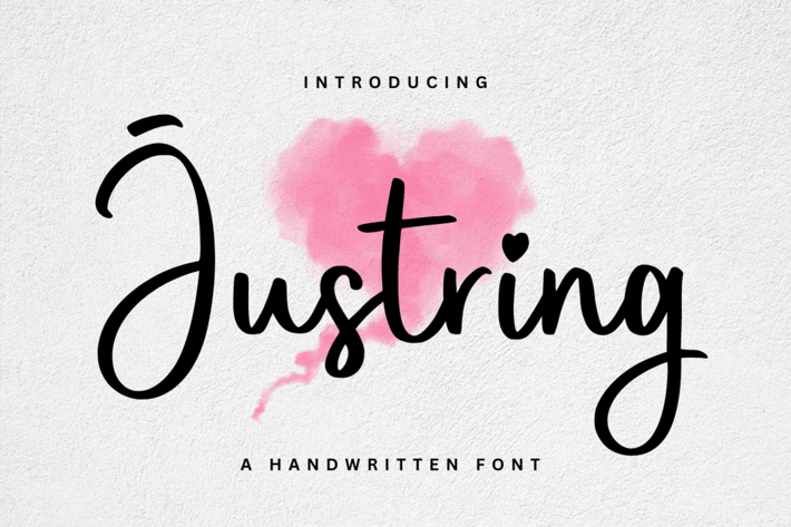 Justring - Lovely Handwritten Font