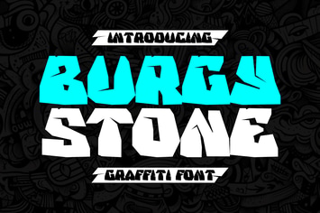 Burgystone - Bold Graffiti Font