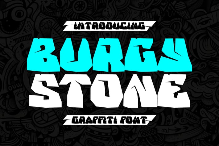 Burgystone - Bold Graffiti Font