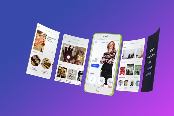 B Home Slideshow - Sketch Ui 
