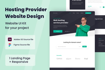 Hosting Provider - Landing Page