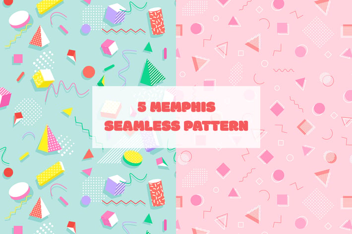 Memphis Seamless Pattern
