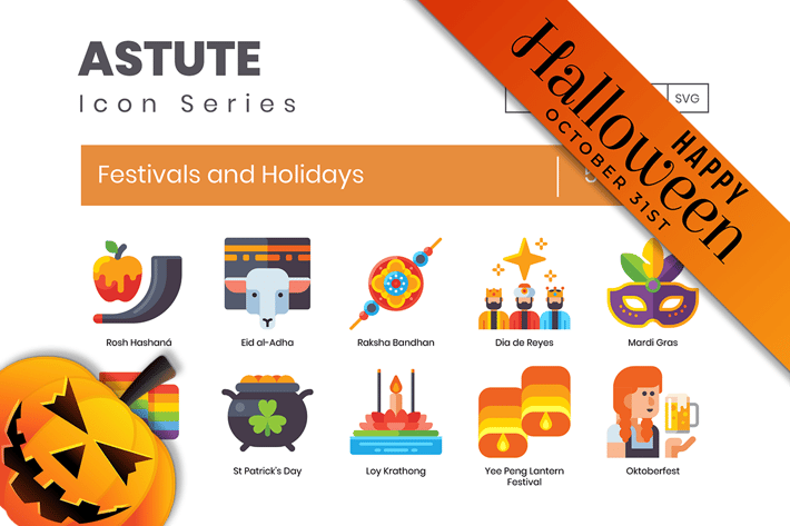 Halloween and Holidays Icons