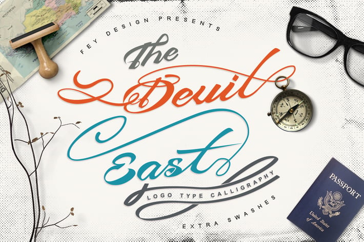 Devil East - Script Font
