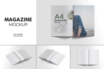 Magazine Mockup V.9