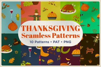 Thanksgiving Seamless Patterns