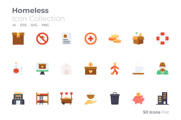 Homeless Color Icon