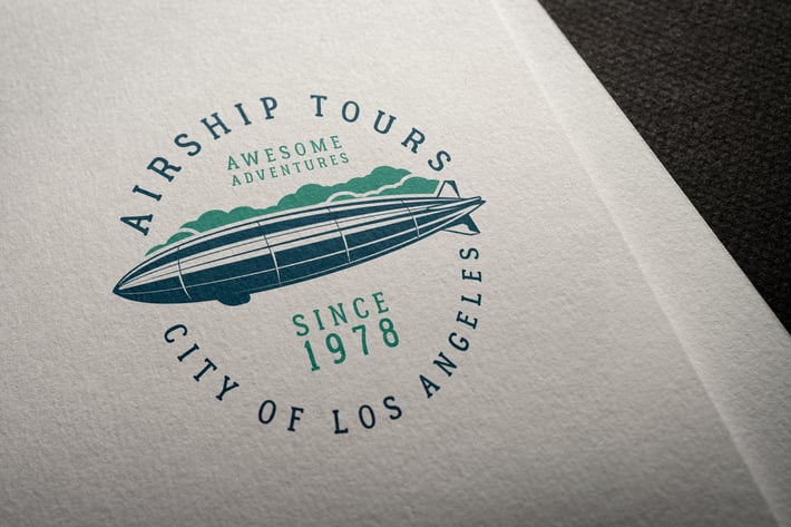 Airship Tours Logo Template