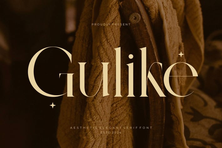 Gulike Aesthetic Elegant Serif Typeface