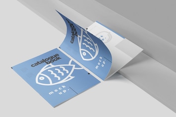 Soft Cover Catalogue Book Mockups