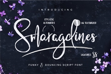 Smaragdines Font + Extras