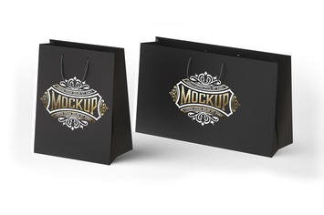 Colorfull Shopping Bags Mockup