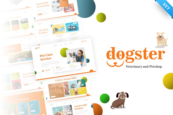 Dogster Animal Keynote Presentation Template