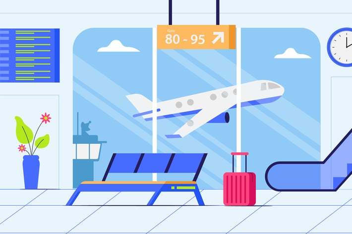 Airport - Background Illustration