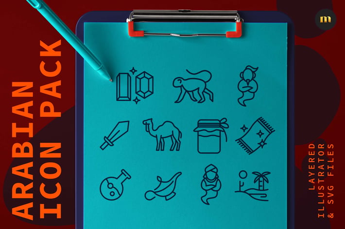 Arabian nights icon pack
