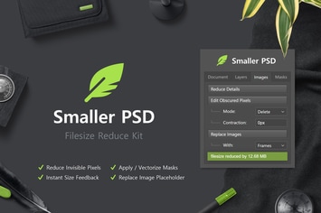 Smaller PSD - Filesize Reduce Kit
