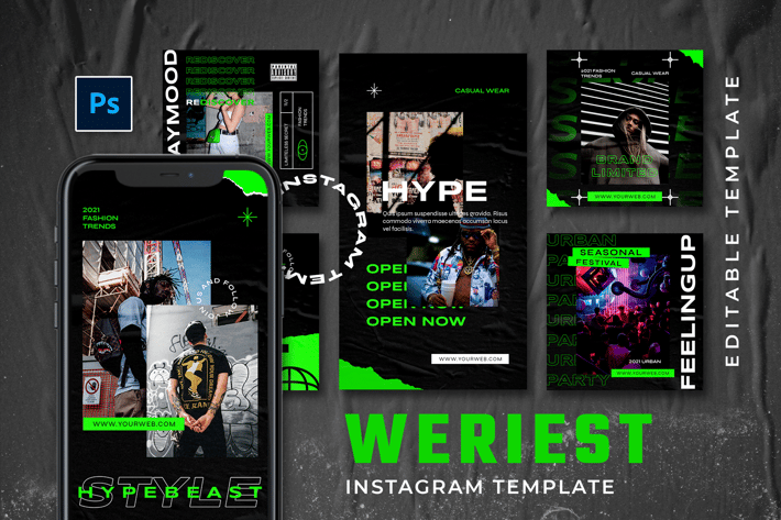 Weriest - Hype Instagram Stories and Post