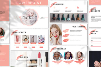 Luminate - Fashion Beauty Powerpoint Template