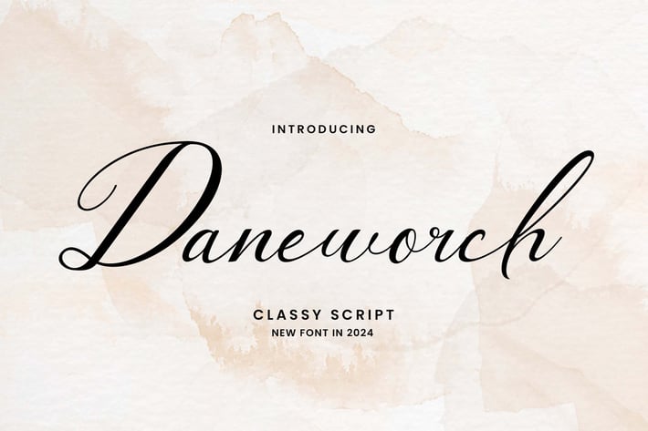 Daneworch Classy Sript Font