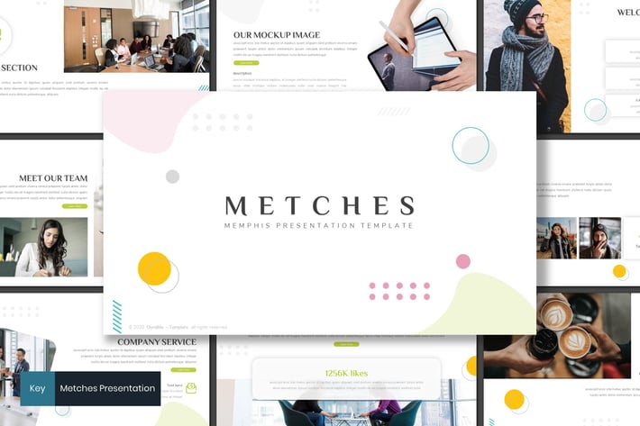 Metches - Memphis Keynote Template