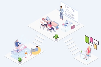 Technology Class Isometric Illustration - G1
