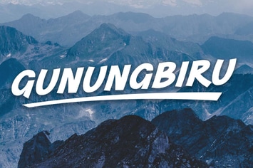 Gunungbiru - Sans Serif Font