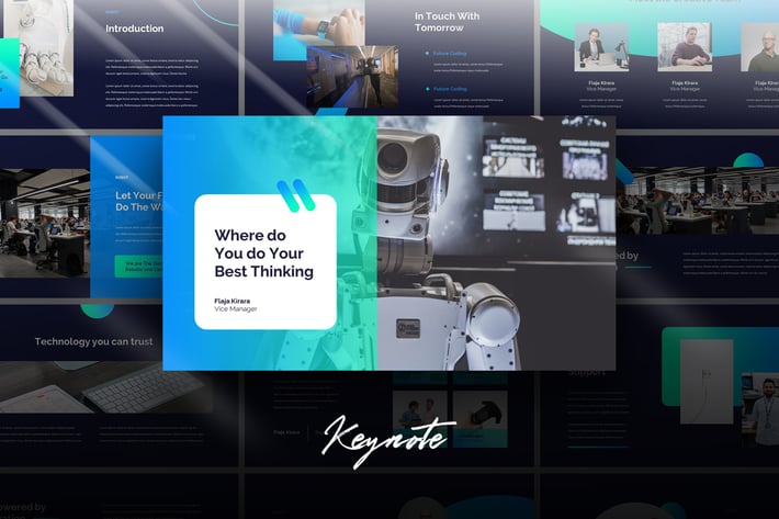 Robot - Tech Business Keynote Template