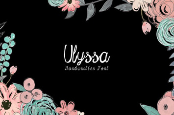 Ulyssa Handwritten Font
