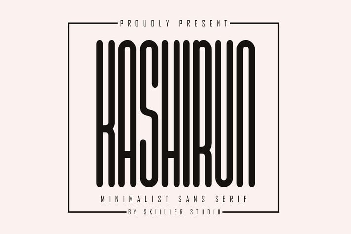 Kashirun - Minimalist Sans Serif