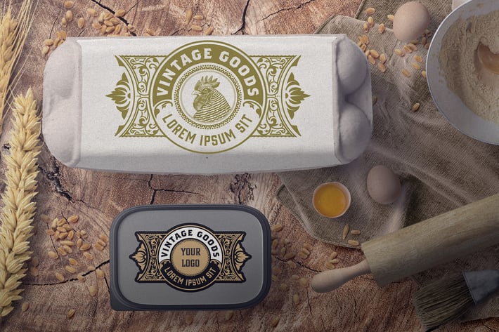 Vintage Packing Design Layouts