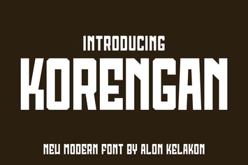 Korengan Font