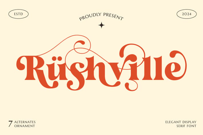 Rushville - Modern Serif Font