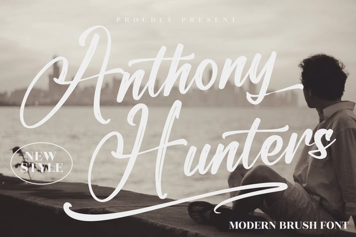 Anthony Hunters Modern Brush Font