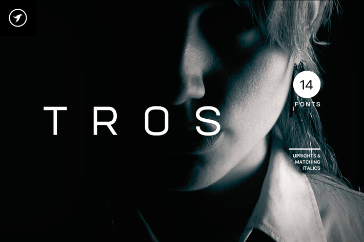 TROS - Unique & Modern Display Font Family