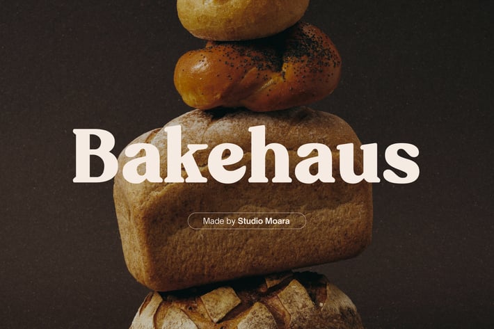 Bakehaus - Retro Bakery Display Font