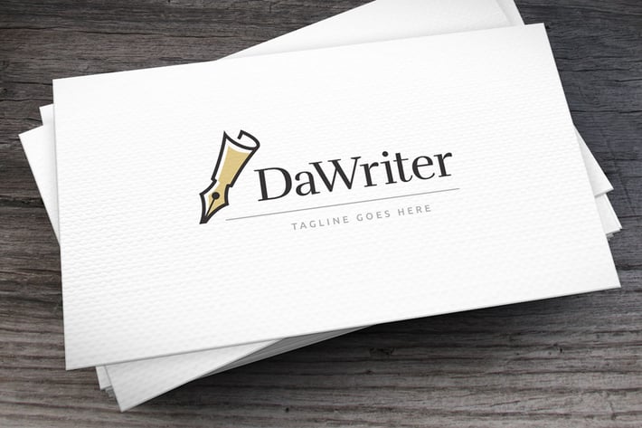 Dawriter Logo Template