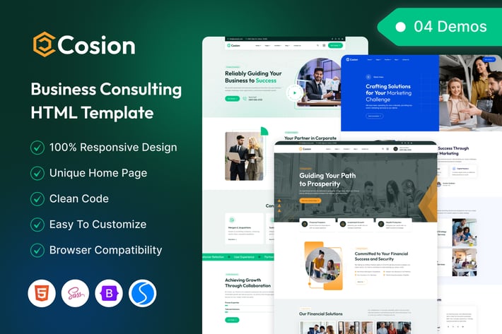  Cosion - Business Consulting HTML Template 