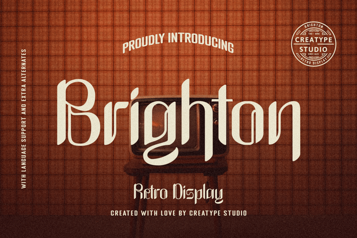 Brighton Retro Display
