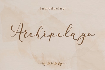 Archipelago International - Christmas Script Font