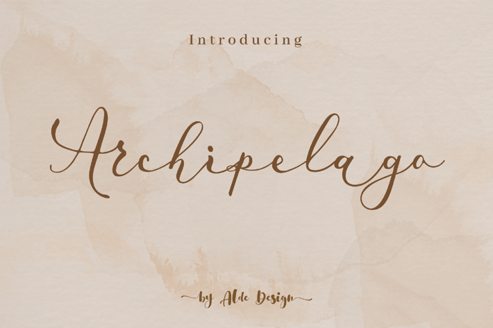 Archipelago International - Christmas Script Font
