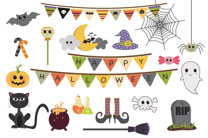 Halloween Hand Drawn