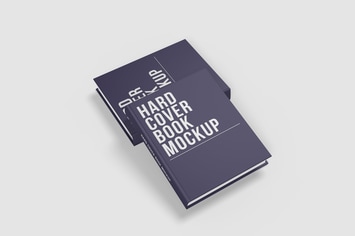 A5 Hard Cover Book Mokcup