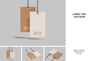 Label Tag Mockup