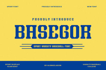 Basegor Sport Font