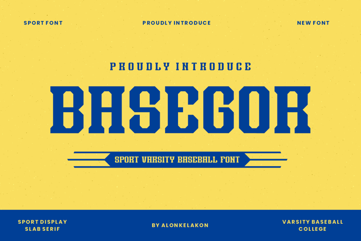 Basegor Sport Font