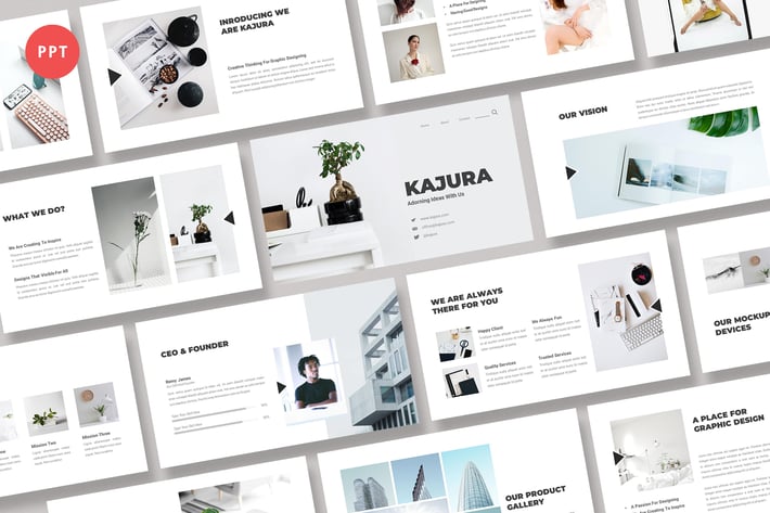 Kajura Creative Business Powerpoint Template