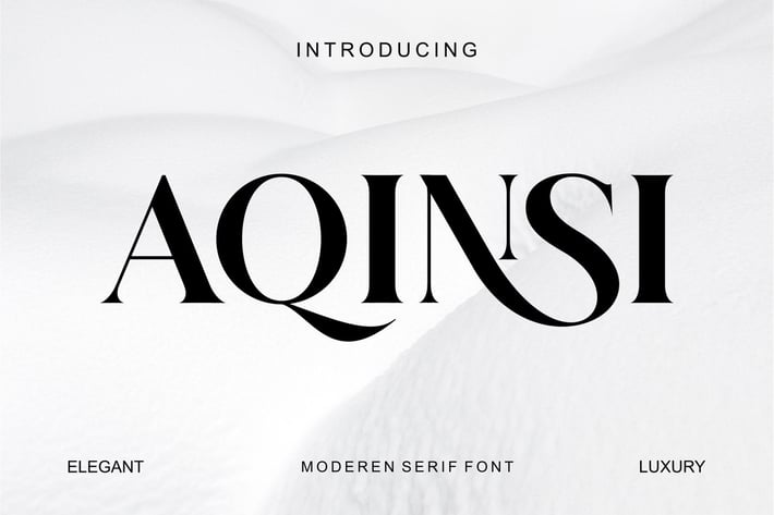 Aqinsi Ligature Serif