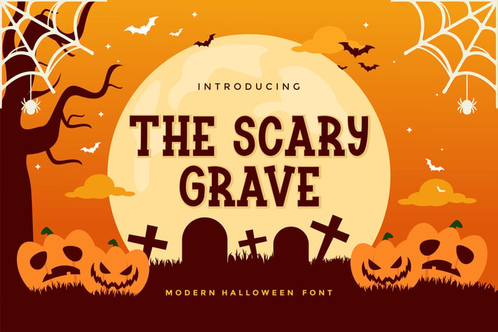 The Scary Grave - Halloween Font